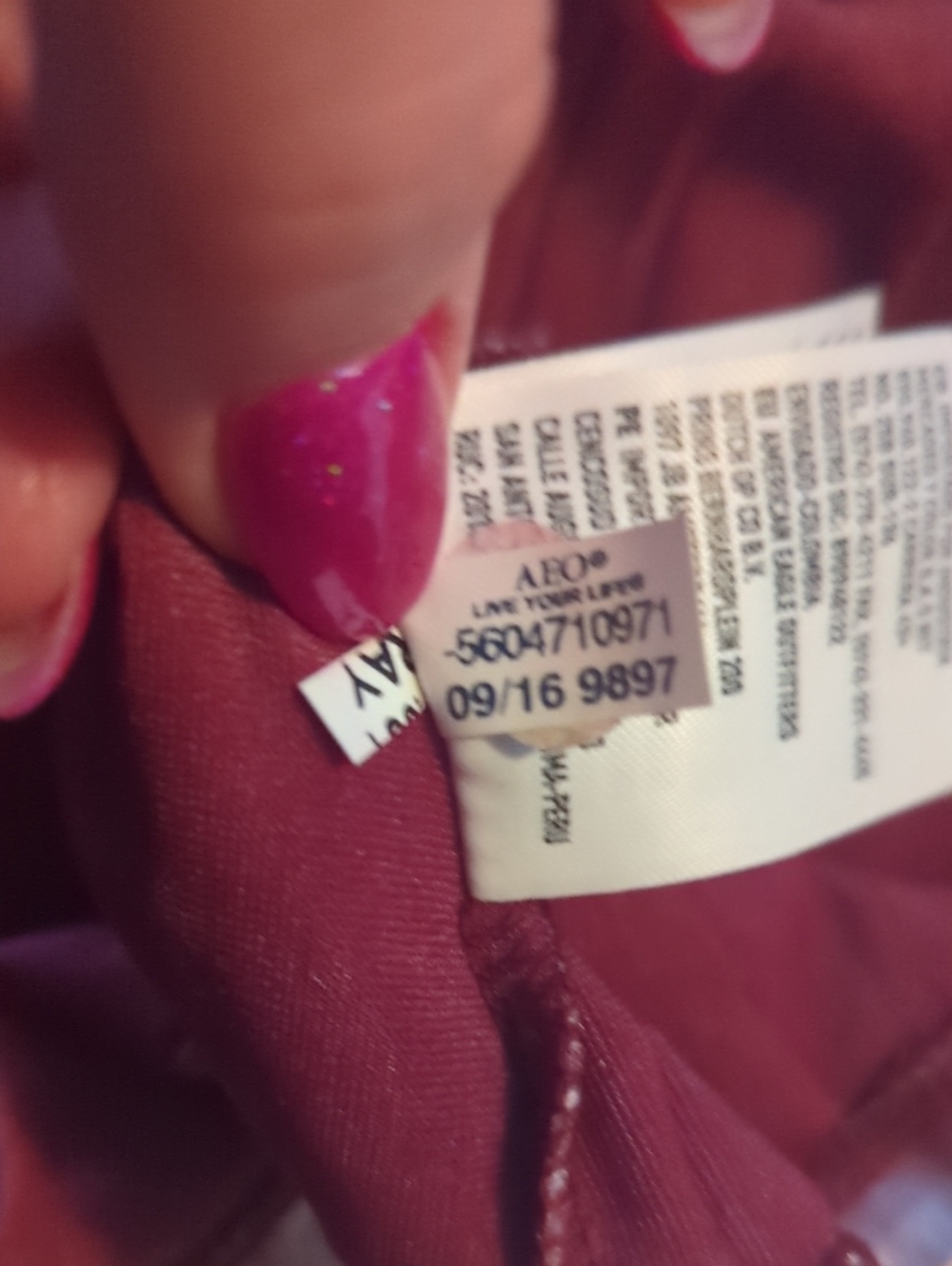 AMERICAN EAGLE OUTFITTERS Velour Strappy Mini Dress XS - Picture 14 of 14